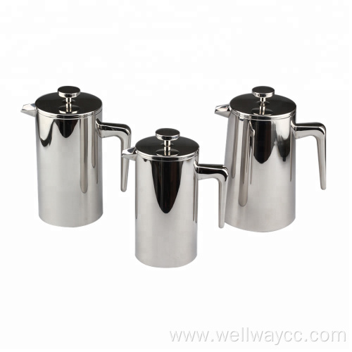 French Coffee Press - 100% Stainless Steel